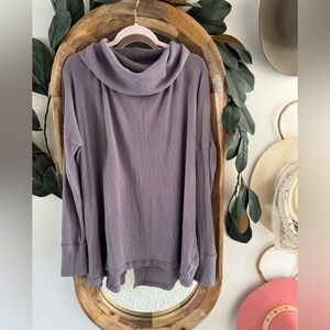 Free People Long Sleeve w/ Flyway Back